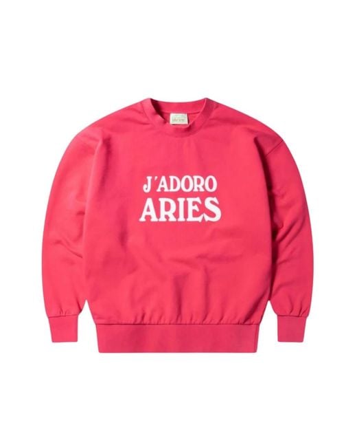 Aries Sweatshirts in het Pink voor heren