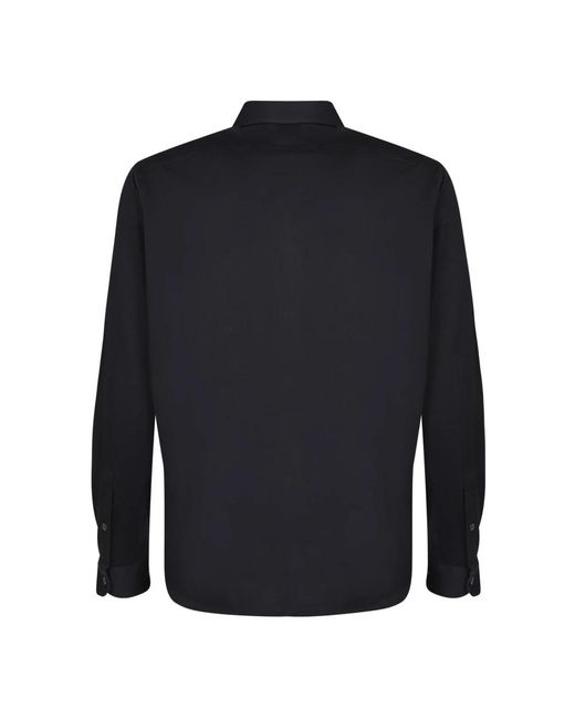 Dell'Oglio Blue Casual Shirts for men