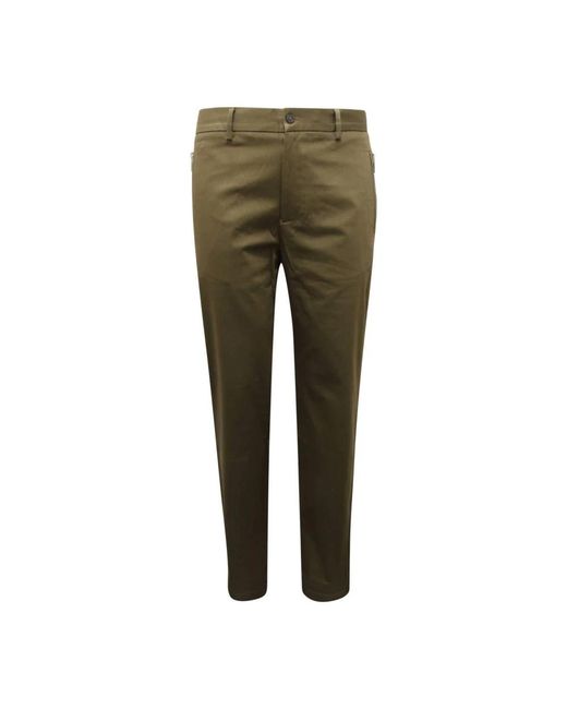Armani Green Slim-Fit Trousers for men