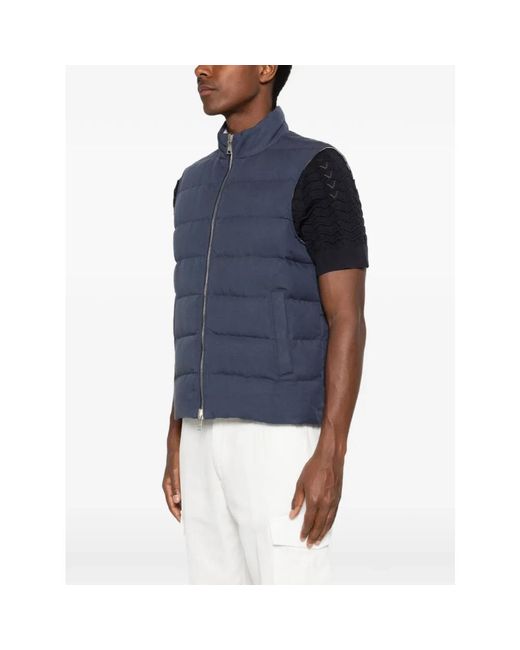 Vests Eleventy de hombre de color Blue