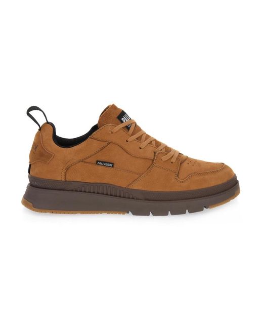 Palladium Brown Lace-Up Boots for men