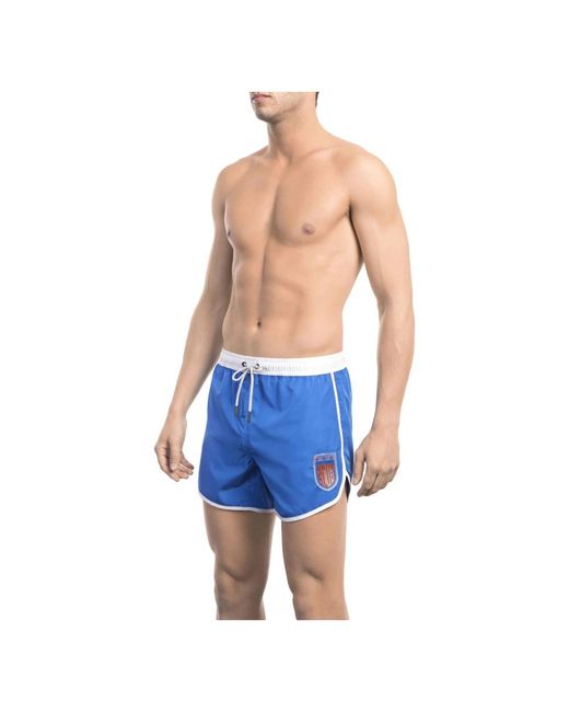 Bikkembergs Badmode ,Blauw ,Beachwear in het Blue voor heren