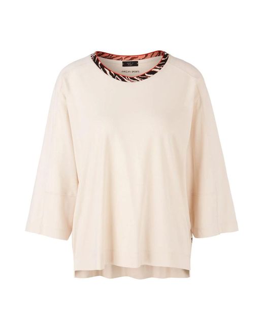 Marc Cain Natural Round-Neck Knitwear