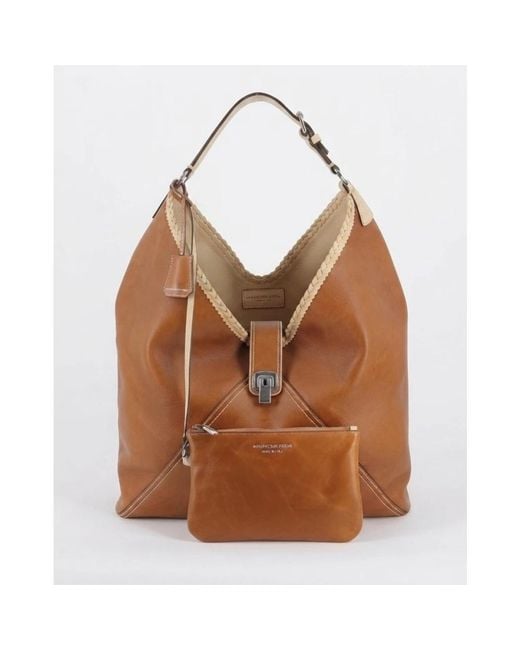 Ermanno Scervino Brown Shoulder Bags