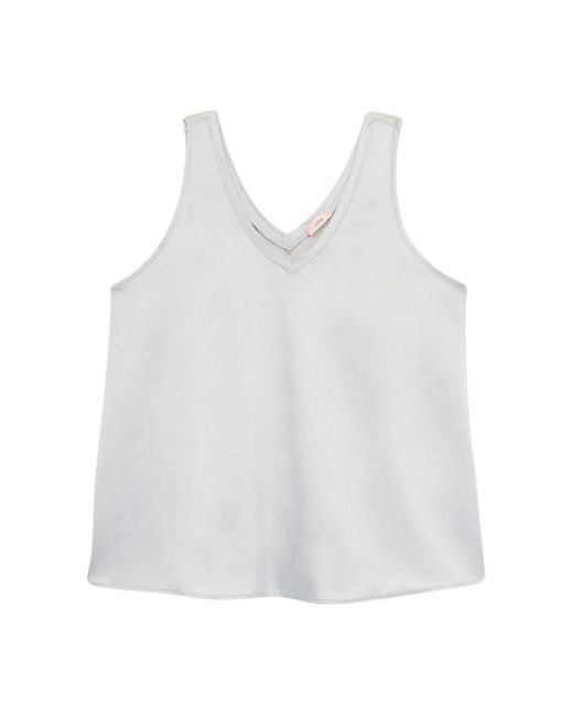 Sleeveless Tops di Oltre in White