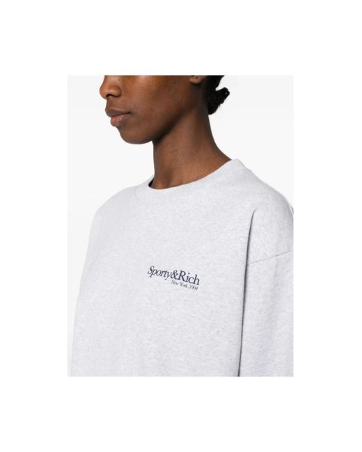 Sporty & Rich White Sweatshirts