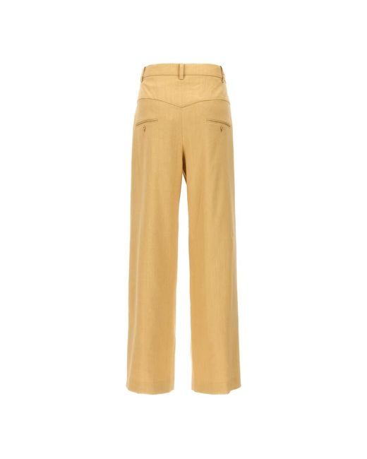 Isabel Marant Natural Wide Trousers