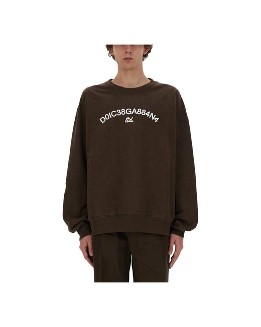 Dolce & Gabbana Brown Sweatshirts for men