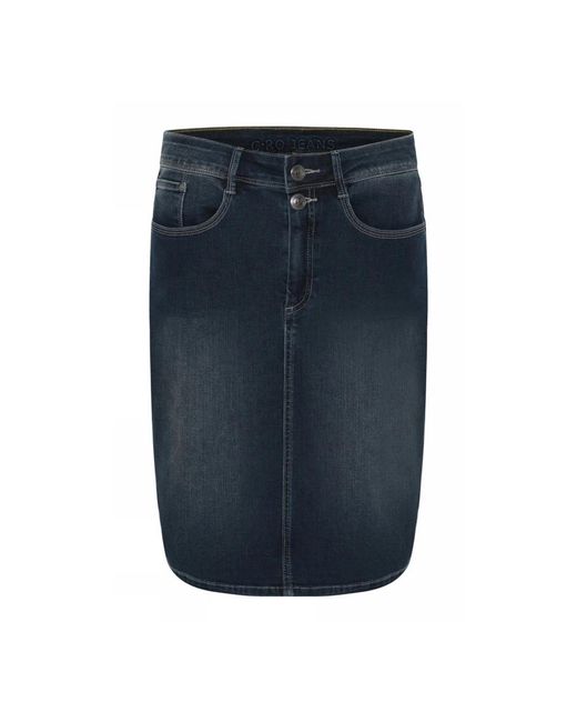 Cro Rokken ,Blauw ,Denim Blauwe Denim Rok in het Blue