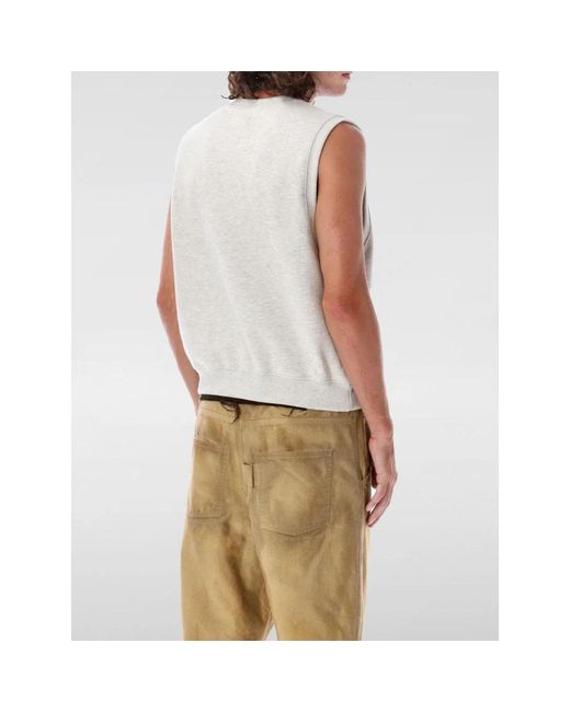 Sleeveless Knitwear di Magliano in Gray da Uomo