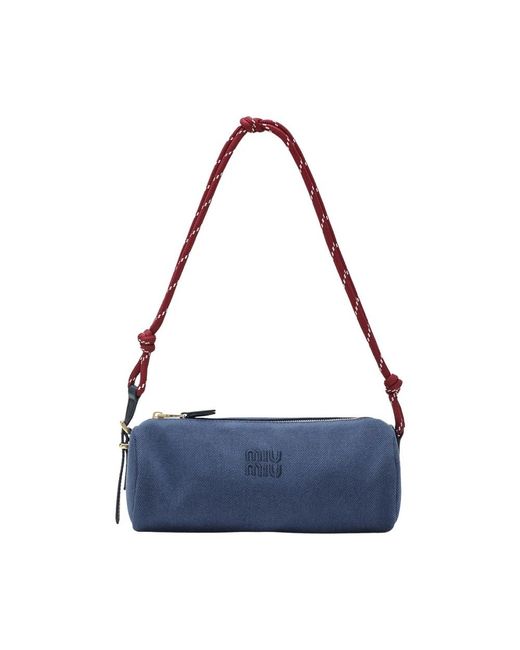Miu Miu Blue Shoulder Bags