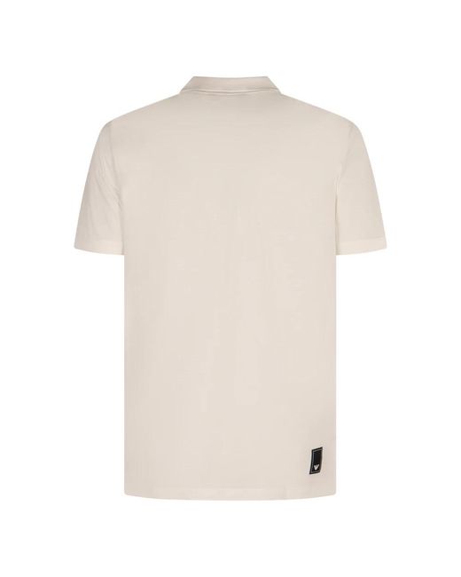 Emporio Armani White Polo Shirts for men
