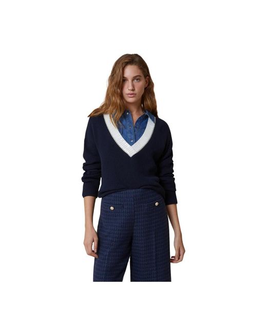 Pennyblack Black V-Neck Knitwear
