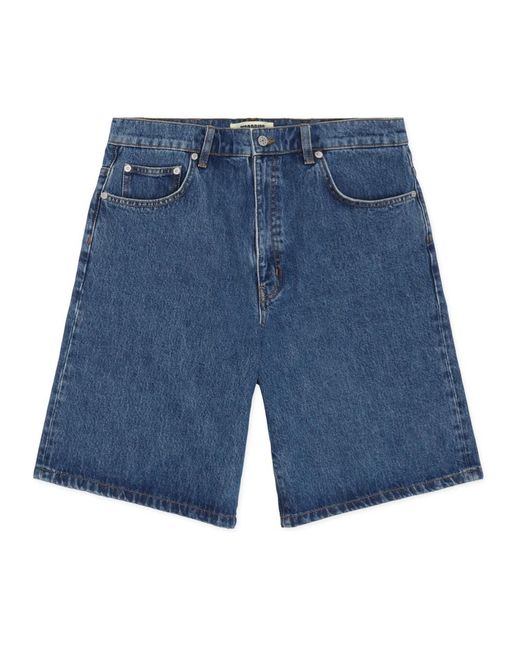 Woodbird Blue Denim Shorts