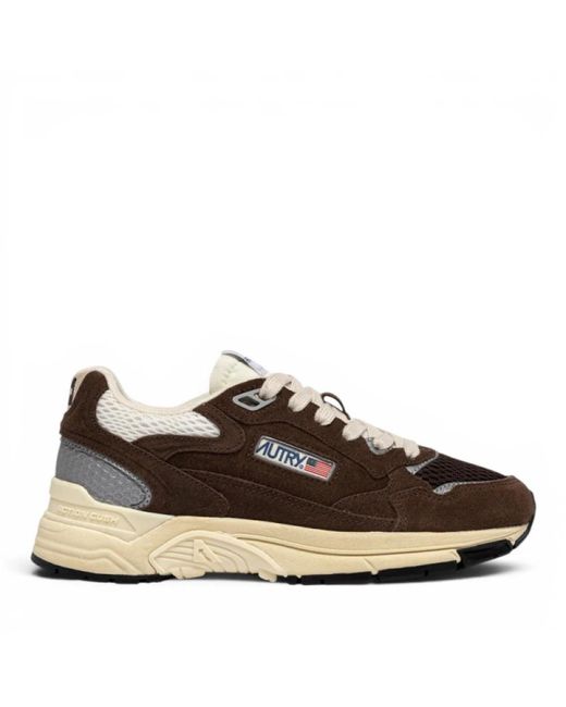 Autry Brown Hyperway Sneakers