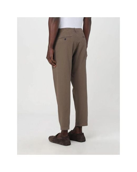 Cropped Trousers Dondup de hombre de color Gray