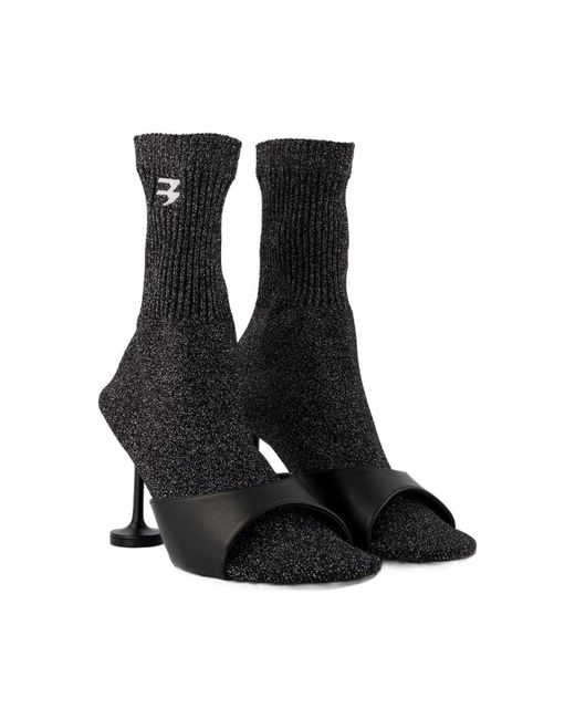 Balenciaga Black Heeled Boots
