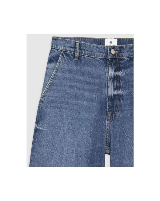 Jeans > wide jeans Anine Bing en coloris Blue