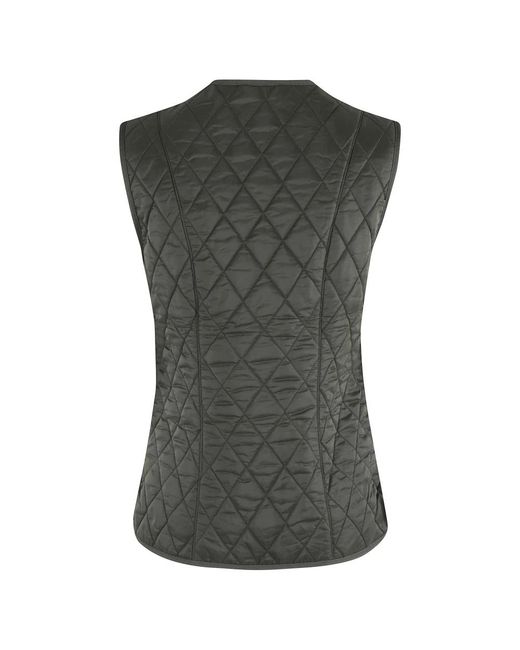 Barbour Jassen ,Groen ,Zwarte Fleece Betty Liner Vest in het Gray