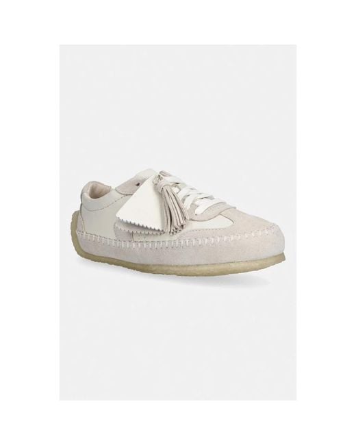 Clarks Sneakers in het White