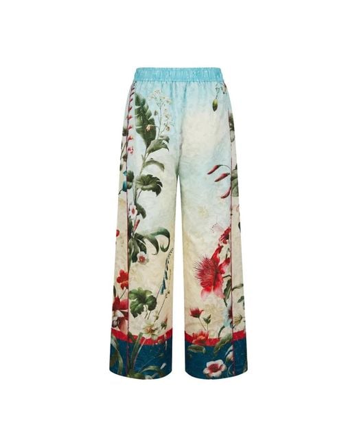 F.R.S For Restless Sleepers Blue Wide Trousers