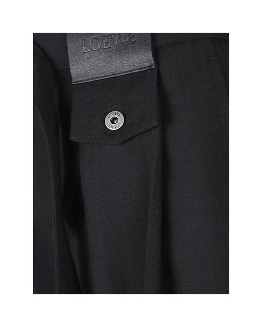 Loewe Black Tapered Trousers