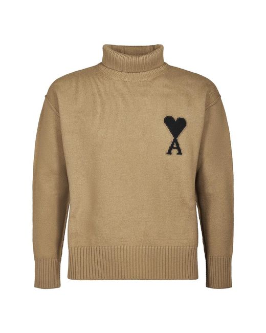 Turtlenecks AMI pour homme en coloris Brown