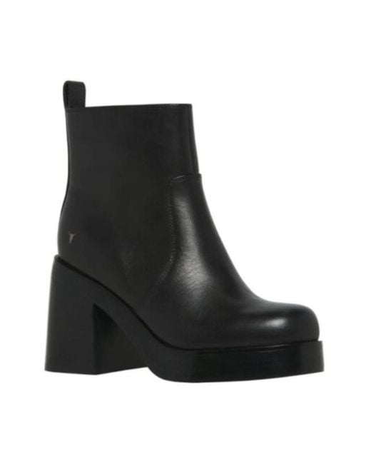 Windsor Smith Black Heeled Boots