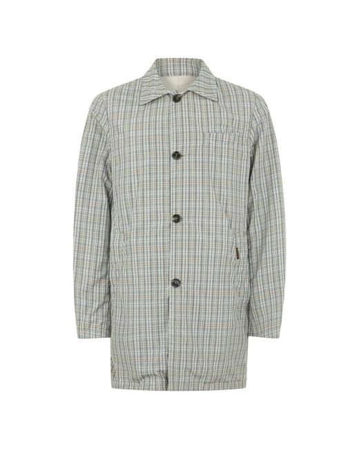 Moorer Gray Single-Breasted Coats for men