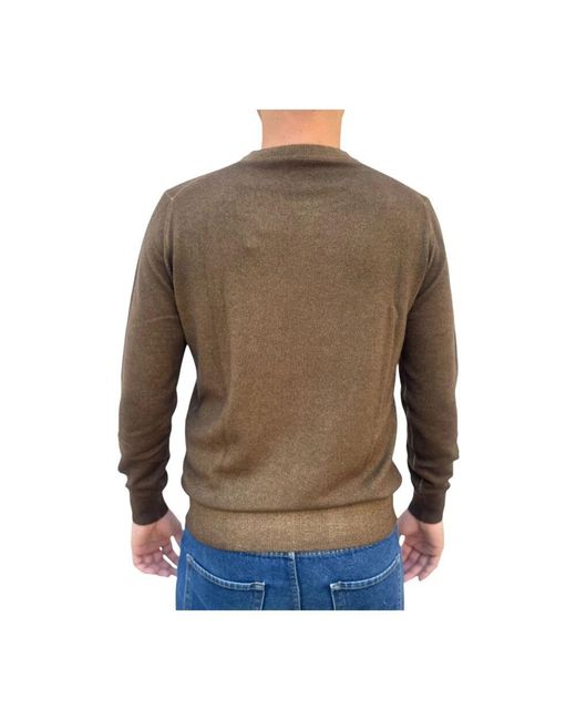 Round-Neck Knitwear di Kangra in Brown da Uomo