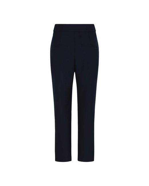 Veronica Beard Blue Slim-Fit Trousers