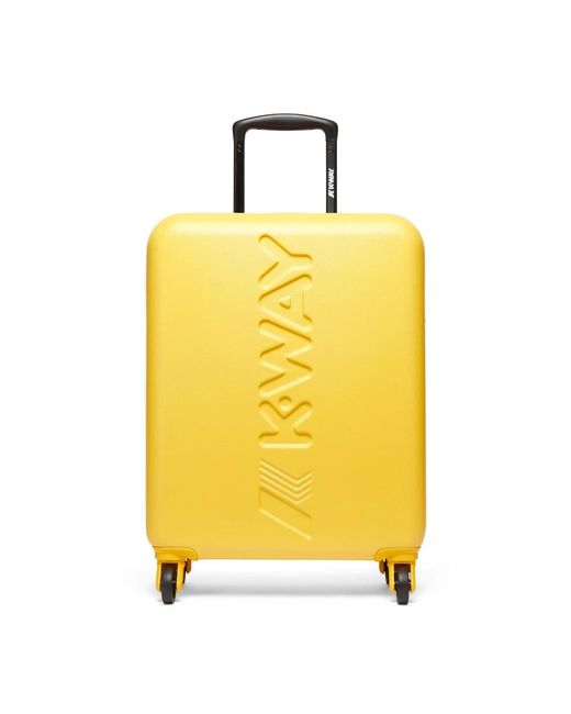 K-Way Yellow Cabin Bags for men