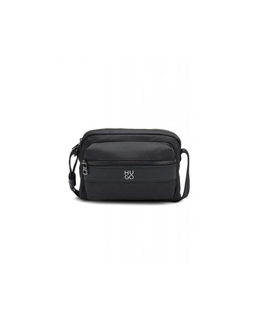 HUGO Black Cross Body Bags for men