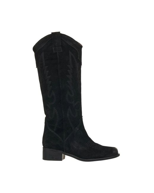 CURIOSITÉ Cowboy Boots in Black | Lyst UK