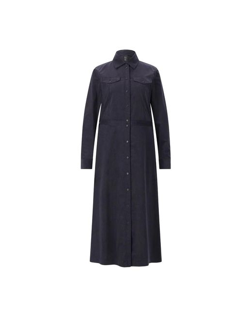 Marc Cain Blue Shirt Dresses