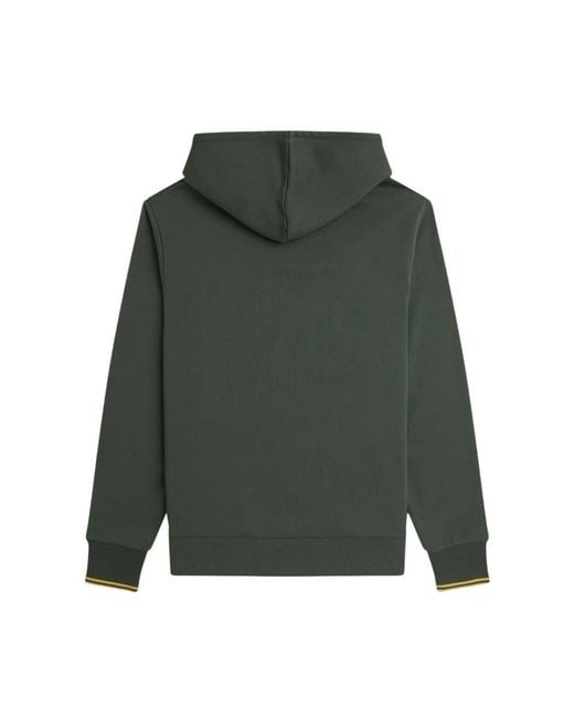 Fred Perry Green Hoodies for men