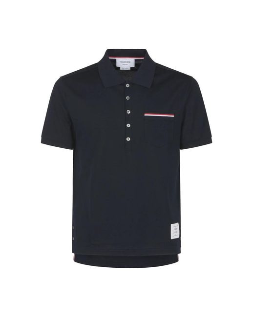 Thom Browne Blue Polo Shirts for men