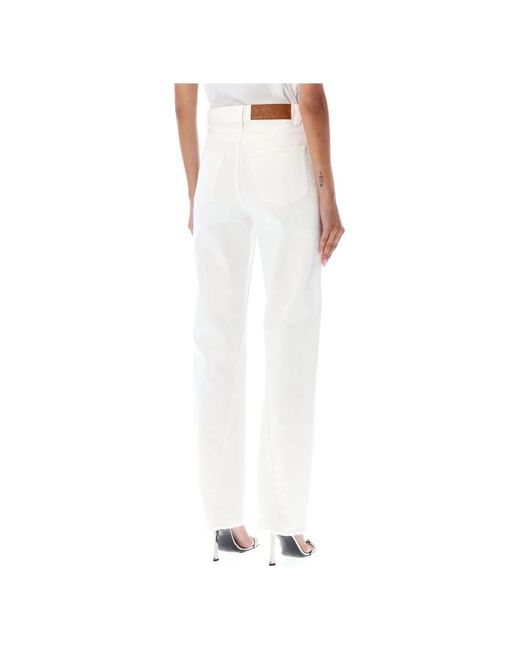 Lanvin White Straight Jeans