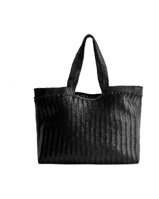 Tote Bags di Dragon Diffusion in Black