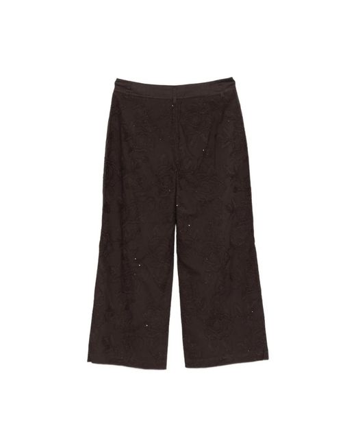 Liu Jo Black Cropped Trousers