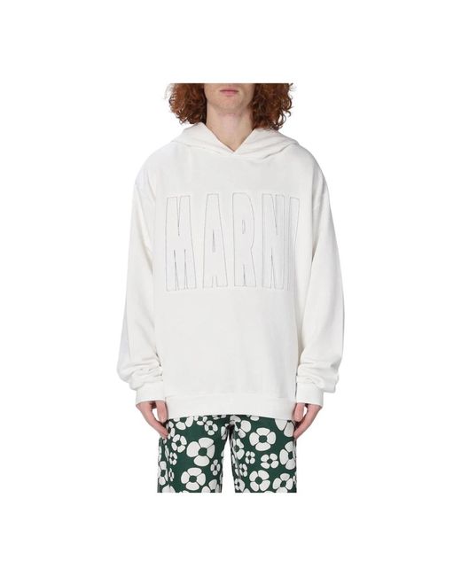 Hoodies Marni de hombre de color White