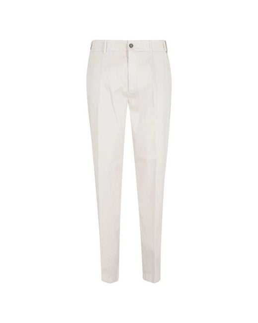 Eleventy White Chinos for men