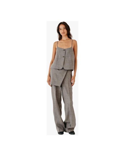 THE GARMENT Gray Sleeveless Tops