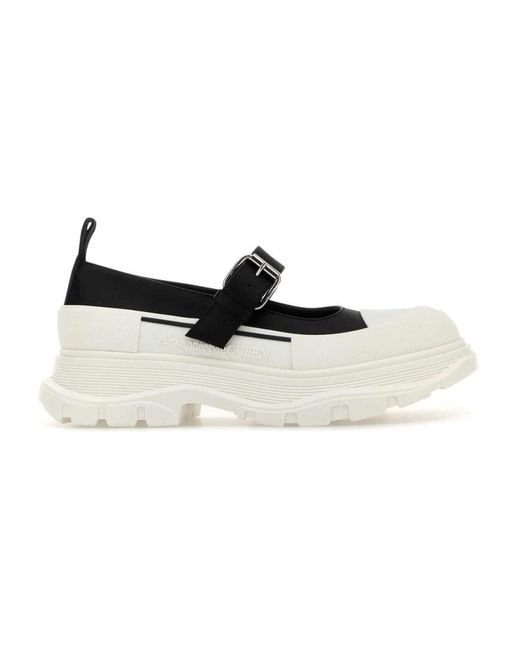 McQueen Black Ballerina Shoes