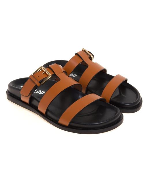 Sliders Bibi Lou en coloris Brown