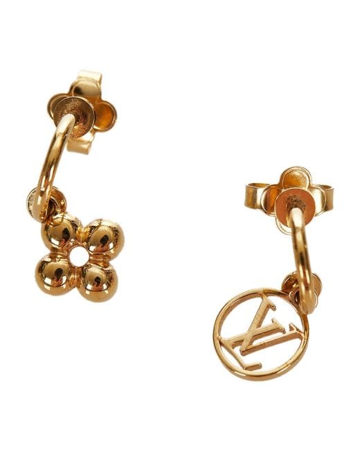 Louis Vuitton Earrings in het Geel | Lyst BE