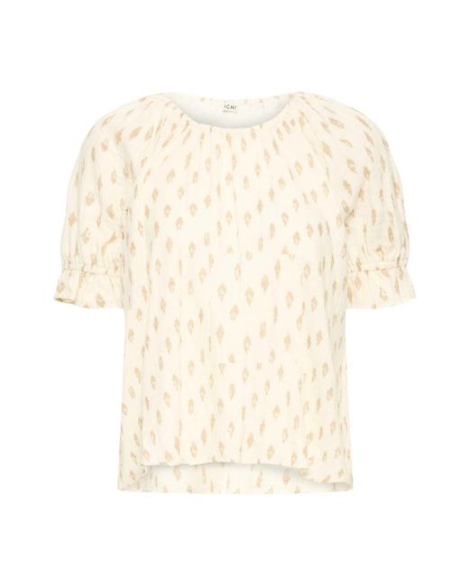 Ichi Overhemden ,Blouses in het Natural