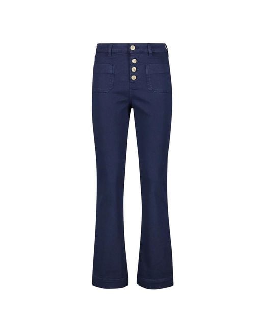 Flared Jeans Re-hash de color Blue