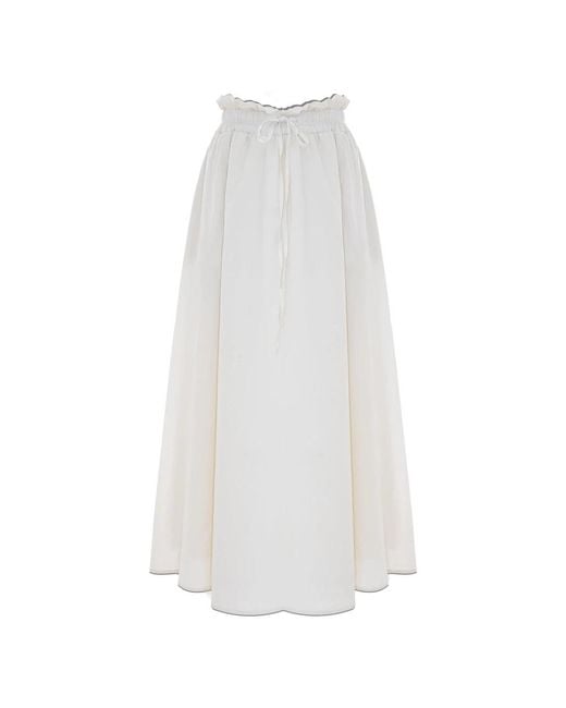 Kocca White Maxi Skirts