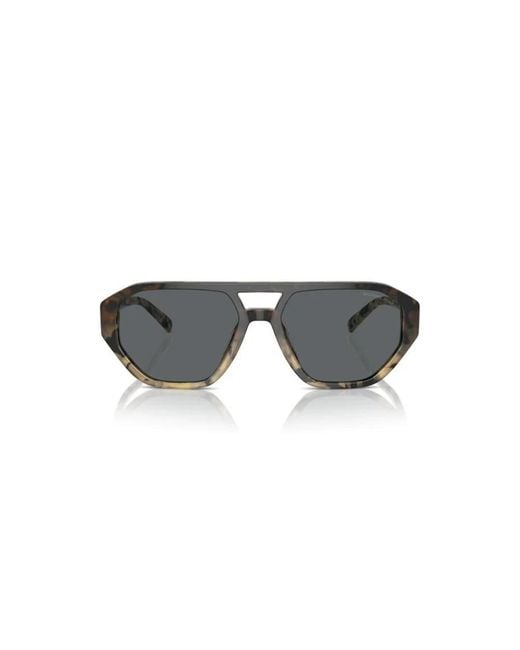 Michael Kors Gray Zurich 57Mm Aviator Sunglasses